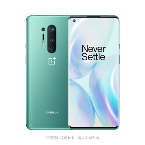 OnePlus 8 Pro - 5G smartphone - double SIM - RAM 12 Go / Mémoire interne 256 Go - écran OEL - 6.78"" - 3168 x 1440 pixels (120 Hz) - 4x caméras arrière 48 MP, 8 MP, 48 MP, 5 MP - front camera 16 MP - vert glacial État correct - OnePlus reconditionné disponible sur Fnac