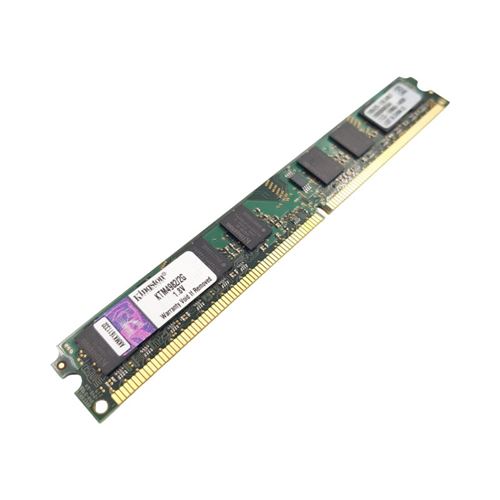 Barrette Mémoire 2Go RAM DDR2 Kingston KTM4982/1G LOW DIMM PC2-5300U 2Rx8 - État correct N/A sur Fnac