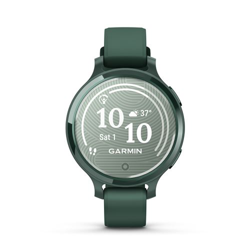 Montre connectée Garmin Lily 2 Active Vert Jaspe avec bracelet en silicone Vert sapin État correct - Garmin reconditionné disponible sur Fnac