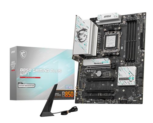 Carte mère MSI B850 GAMING PLUS WIFI ATX Socket AM5 Chipset AMD B850 État correct - MSI reconditionné disponible sur Fnac