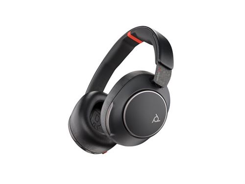 HP Poly Voyager Surround 85 - Voyager Surround 80 series - micro-casque - circum-aural - Bluetooth - sans fil - Suppresseur de bruit actif - USB-C via un adaptateur Bluetooth - noir - certifié UC État correct - N/A reconditionné disponible sur Fnac