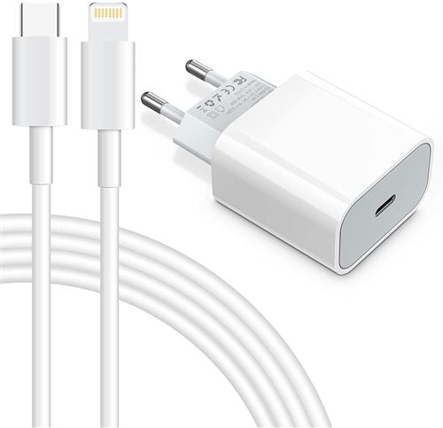 Acheter Chargeur USB C 20W Vshop avec Cable lightning 2m État correct - 17,99 € Chargeur USB C 20W Vshop avec Cable lightning 2m État correct - N/A reconditionné disponible sur Fnac