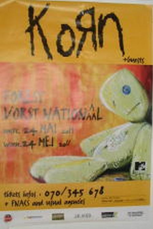 Korn - 61x91 cm - AFFICHE / POSTER État correct - N/A reconditionné disponible sur Fnac