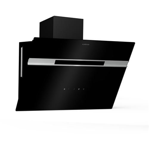 Klarstein Alina 60 Hotte Aspirante 60 cm 600 m³/h LED  Classe A Silencieuse Recyclage d'air & Évacuation Noir État correct - N/A reconditionné disponible sur Fnac