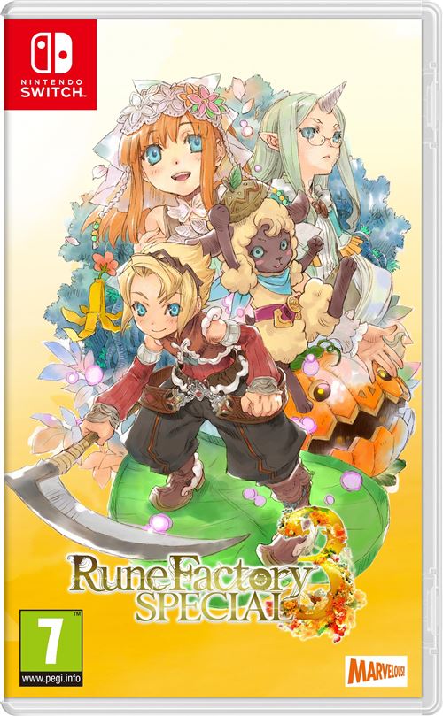 Rune Factory 3 Special Edition Limitée Nintendo Switch État correct - Just for Games reconditionné disponible sur Fnac