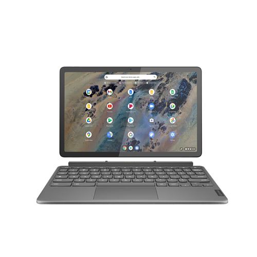 PC Portable Lenovo Chromebook IP Duet 3 11Q727 10.95"" Ecran tactile 8 Go RAM 128 Go eMMC Gris État correct - Lenovo reconditionné disponible sur Fnac