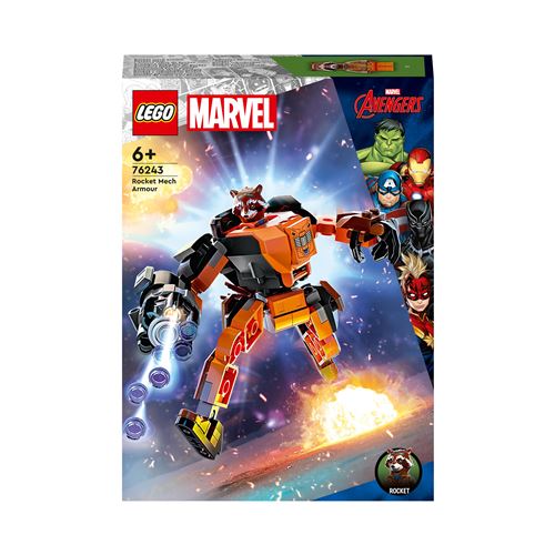 Acheter LEGO® Marvel 76243 L'armure robot de Rocket État correct - 75,99 € LEGO® Marvel 76243 L'armure robot de Rocket État correct - Lego Marvel reconditionné disponible sur Fnac