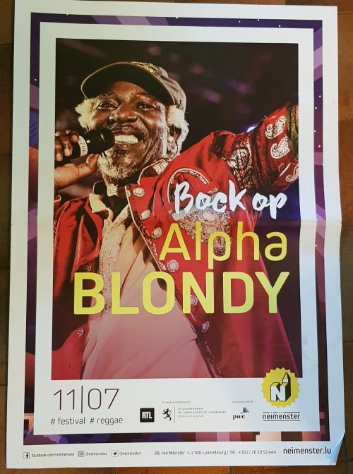 Alpha Blondy - 2019 - AFFICHE État correct - N/A reconditionné disponible sur Fnac
