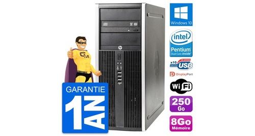 Pc tour hp elite 8300 intel dual-core g630 ram 8go disque 250go windows 10 wifi État correct - N/A reconditionné disponible sur Fnac