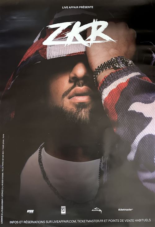 Affiche - ZKR - Tour 2024 - 80x120cm État correct - N/A reconditionné disponible sur Fnac