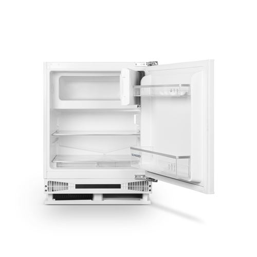 SCHNEIDER - Réfrigérateur intégrable sous plan avec freezer 4*, 820mm, statique, contrôle électronique, 111 L (95/16) A+/F, pantographe - État correct Schneider Electric sur Fnac