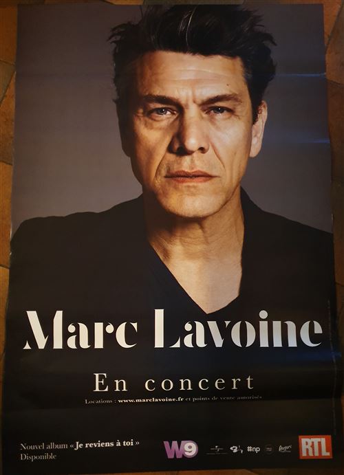 Marc LAVOINE - En Concert 2020 - 70x100cm - Affiche État correct - N/A reconditionné disponible sur Fnac