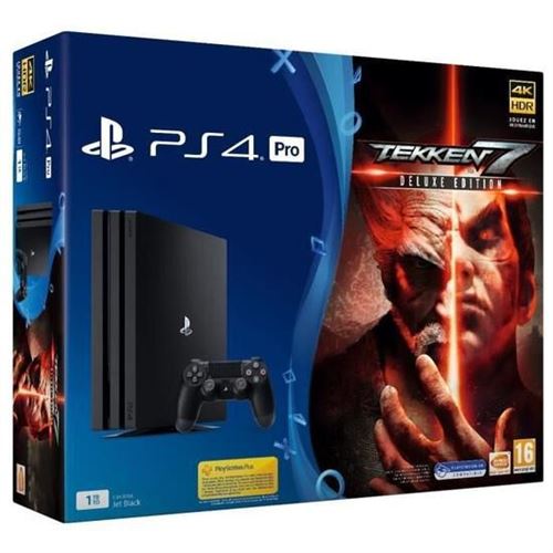 Console PS4 Pro Sony 1 To + Jeu Tekken 7 État correct - Sony reconditionné disponible sur Fnac