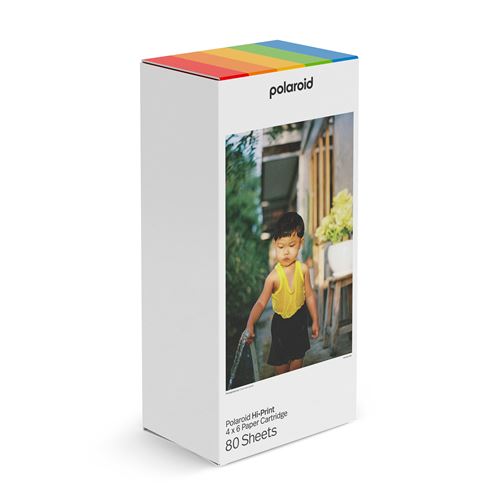 Cartouche de papier Polaroid Hi-Print 4×6 80 feuilles État correct - Polaroid reconditionné disponible sur Fnac