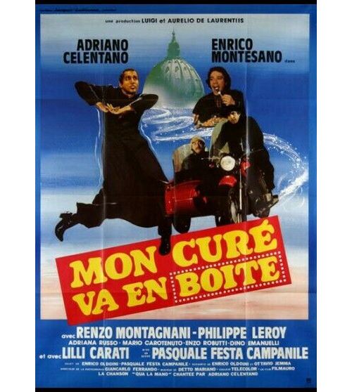Acheter Mon Curé va en boite - Adriano Celentano - 116x158cm - Affiche de cinéma originale pliée État correct - 29,99 € Mon Curé va en boite - Adriano Celentano - 116x158cm - Affiche de cinéma originale pliée État correct - N/A reconditionné disponible sur Fnac