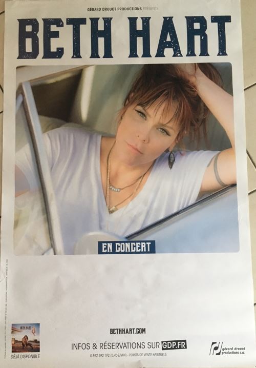 Beth HART - En Concert 2018 - AFFICHE État correct - N/A reconditionné disponible sur Fnac