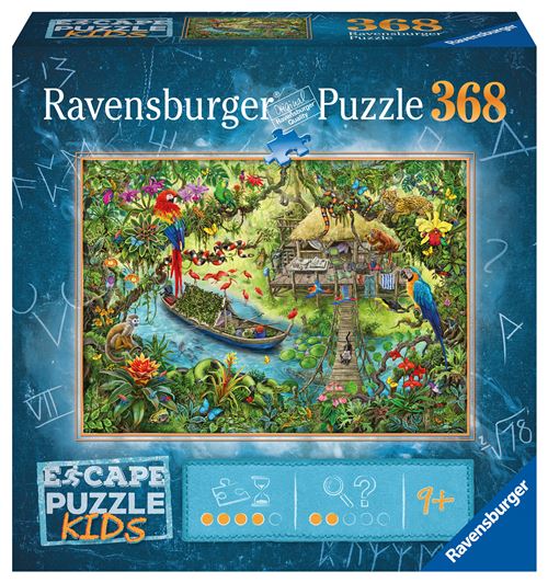 Puzzle enfant Ravensburger Escape Un safari dans la jungle 368 pièces État correct - Ravensburger reconditionné disponible sur Fnac
