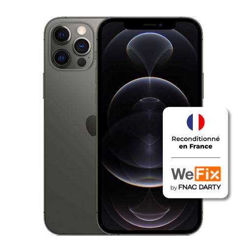 Apple iphone 12 Pro - Grade B - 128GB - Gris Reconditionné en France par WeFix État correct - N/A reconditionné disponible sur Fnac
