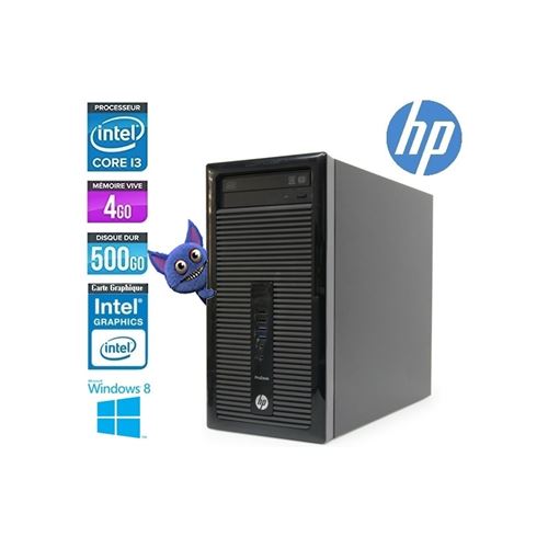 Acheter PC hp prodesk tower 400 g1 core i3 État correct - 219,00 € PC hp prodesk tower 400 g1 core i3 État correct - N/A reconditionné disponible sur Fnac