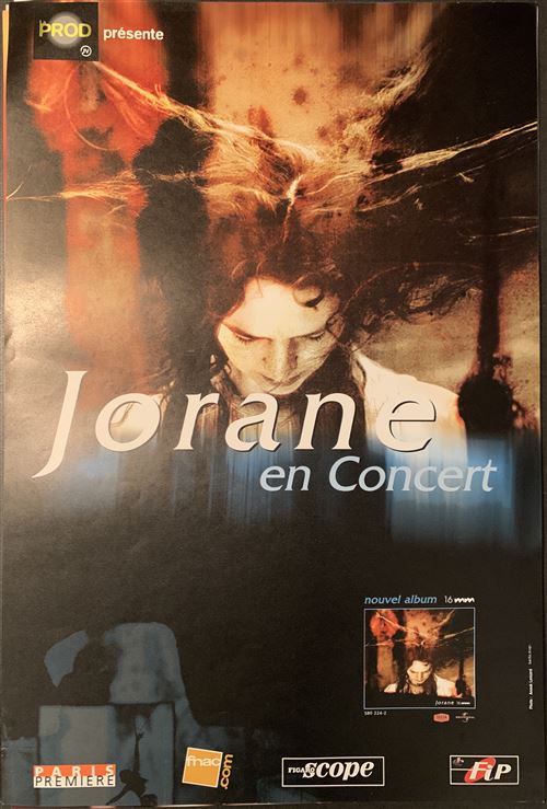 Jorane - 16mm En Concert - 40x60cm - Affiche État correct - N/A reconditionné disponible sur Fnac