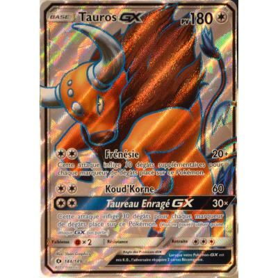 carte Pokémon 144/149 Tauros GX - FULL ART SM1 - Soleil et Lune NEUF FR État correct - Pokémon reconditionné disponible sur Fnac