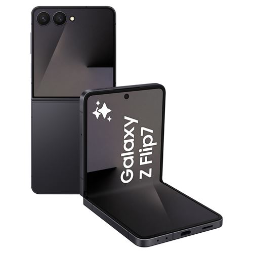 Smartphone Samsung Galaxy Z Flip7 6,9"" 5G Nano SIM 512 Go Noir Absolu État correct - Samsung reconditionné disponible sur Fnac