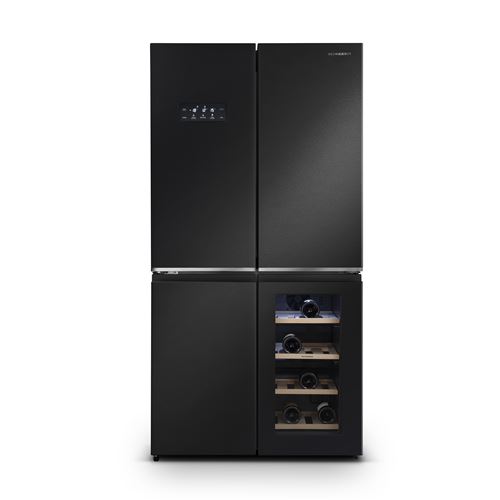 Refrigerateur Multi-portes avec compartiment cave a vin - Dark inox - État correct Schneider Electric sur Fnac