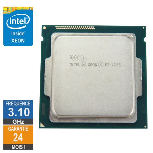 Processeur Intel Xeon E3-1225 3.10GHz SR00G LGA1155 6Mo État correct - Intel reconditionné disponible sur Fnac