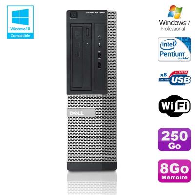 Pc dell optiplex 390 dt g630 2.7ghz 8go 250go graveur dvd wifi hdmi win 7 pro État correct - Dell reconditionné disponible sur Fnac