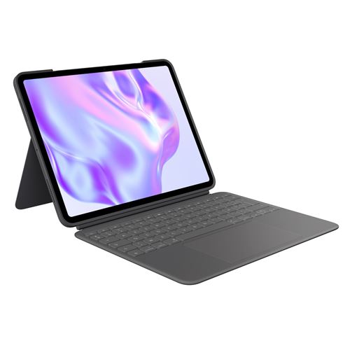 Etui clavier Azerty Logitech Combo Touch pour iPad Pro 13"" (M4 et M5) 2024 et 2025 Graphite État correct - Logitech reconditionné disponible sur Fnac