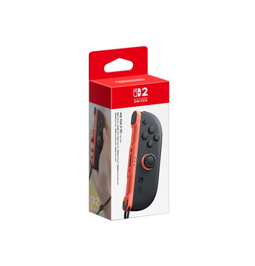 Manette Nintendo Joy-Con 2 droite pour Nintendo Switch 2 Rouge clair et noir État correct - Nintendo reconditionné disponible sur Fnac
