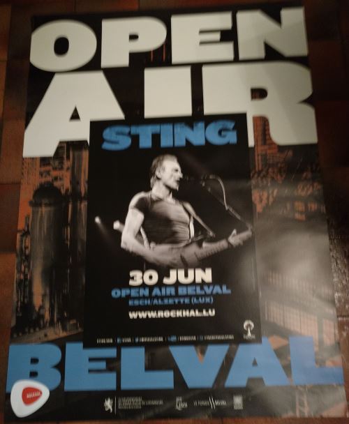 STING - Tour 2018 - AFFICHE - État correct N/A sur Fnac