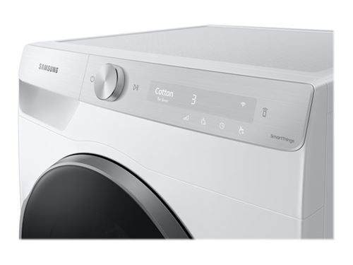 Samsung DV90T8240SH - Sèche-linge - WiFi - largeur : 60 cm - profondeur : 66 cm - hauteur : 85 cm - chargement frontal - blanc - État correct Samsung sur Fnac