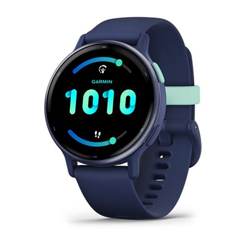 Montre connectée Garmin Vivoactive 5 Bleu métalisé avec bracelet Bleu État correct - Garmin reconditionné disponible sur Fnac