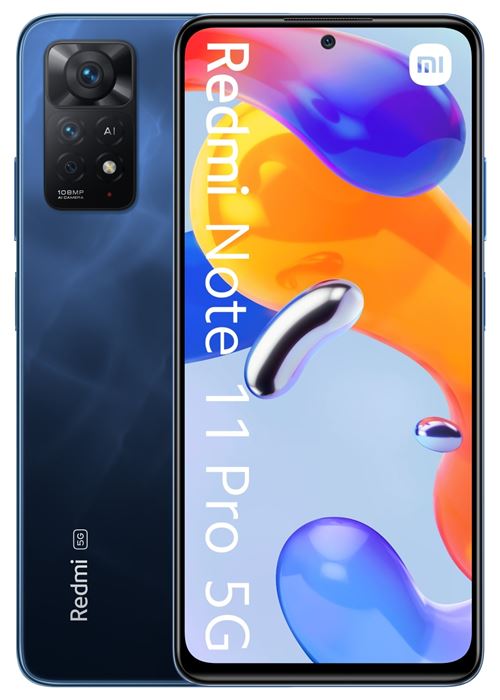 Acheter Smartphone Xiaomi Redmi Note 11 Pro 6.67"" 5G 128 Go Double SIM Bleu océan État correct - 112,00 € Smartphone Xiaomi Redmi Note 11 Pro 6.67"" 5G 128 Go Double SIM Bleu océan État correct - Xiaomi reconditionné disponible sur Fnac