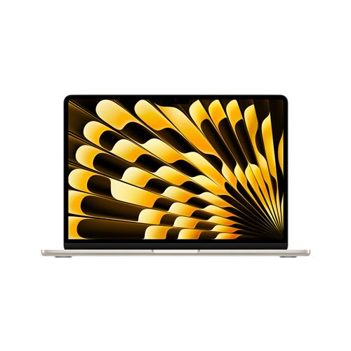 Apple MacBook Air 13,6"" 512Go SSD 16 Go RAM Puce M3 CPU 8 cœurs GPU 10 cœurs Lumière stellaire État correct - Apple reconditionné disponible sur Fnac