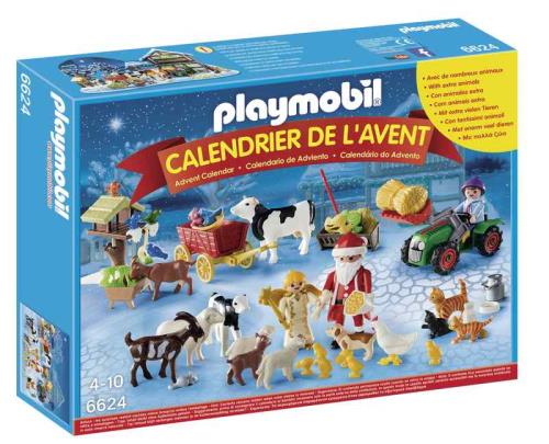 Playmobil Calendrier de l'Avent 6624 Père Noël à la ferme État correct - Playmobil reconditionné disponible sur Fnac