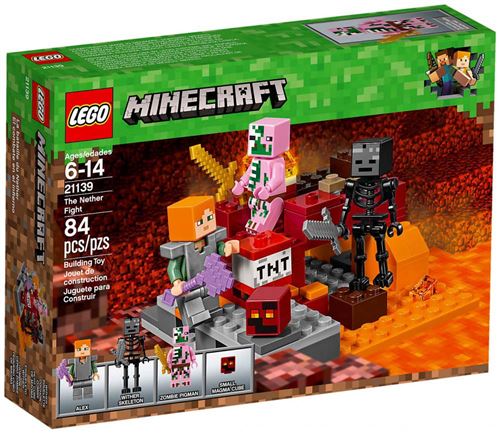 Acheter LEGO® Minecraft™ 21139 La bataille du Nether État correct - 129,42 € LEGO® Minecraft™ 21139 La bataille du Nether État correct - Lego reconditionné disponible sur Fnac