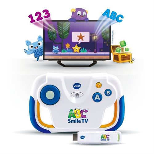Acheter Ma première Console TV éducative Vtech ABC Smile TV État correct - 38,97 € Ma première Console TV éducative Vtech ABC Smile TV État correct - VTech reconditionné disponible sur Fnac