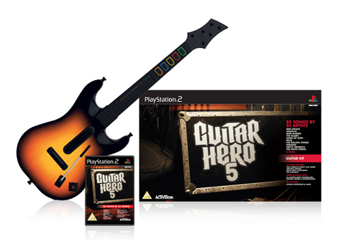 Guitar Hero 5 + guitare Playstation 2 PS2 État correct - Activision Blizzard reconditionné disponible sur Fnac
