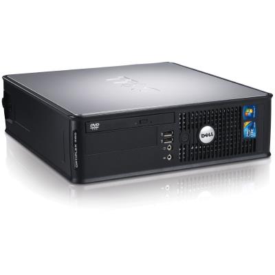 Ordinateur Dell Optiplex 380 SFF - Gris - Intel Celeron E3300 / 2.50 GHz - RAM 2 Go - HDD 80 Go - DVD - Gigabit Ethernet - Windows 7 Professionnel État correct - Dell reconditionné disponible sur Fnac