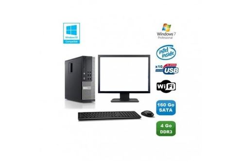 PC Dell Optiplex 790 SFF Intel Pentium G840 2.8GHz 4Go 160Go HDD Microsoft Windows 7 État correct - Dell reconditionné disponible sur Fnac
