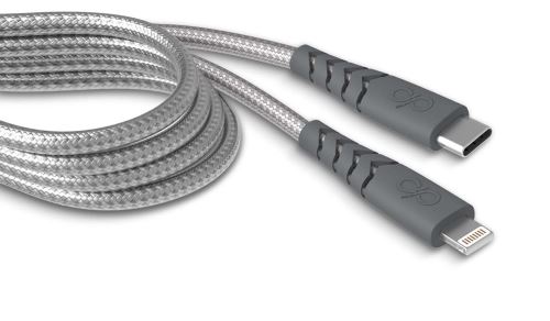 Câble renforcé Force Power USB Type C vers Lightning MFI 2 m Gris État correct - N/A reconditionné disponible sur Fnac