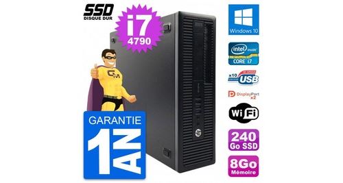 Acheter Pc hp prodesk 600 g1 sff intel core i7-4790 ram 8go ssd 240go windows 10 wifi État correct - 349,00 € Pc hp prodesk 600 g1 sff intel core i7-4790 ram 8go ssd 240go windows 10 wifi État correct - N/A reconditionné disponible sur Fnac