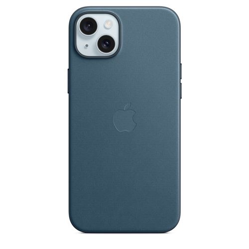 Apple Coque en tissage fin avec MagSafe pour iPhone 15 Plus Bleu Pacifique État correct - Apple reconditionné disponible sur Fnac