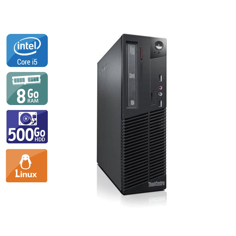 Lenovo ThinkCentre M72E SFF i5 - 8Go RAM 500Go HDD Linux  Bon étatOccasion certifiée reconditionnée Bon état -  reconditionné disponible sur Kiatoo