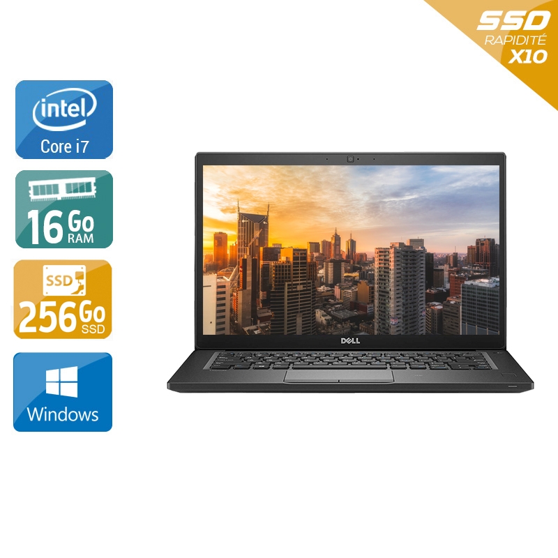 Dell Latitude 7490 14'' i7 Gen 8 - 16Go RAM 256Go SSD Windows 10  Bon étatOccasion certifiée reconditionnée Bon état -  reconditionné disponible sur Kiatoo