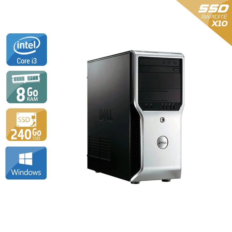 Acheter Dell Precision T1500 Tower i3 - 8Go RAM 240Go SSD Windows 10 Bon étatOccasion certifiée reconditionnée Bon état - 190,83 € Dell Precision T1500 Tower i3 - 8Go RAM 240Go SSD Windows 10 Bon étatOccasion certifiée reconditionnée Bon état - reconditionné disponible sur Kiatoo
