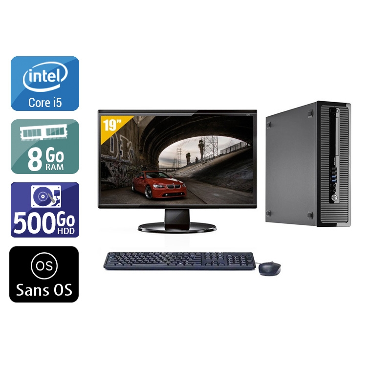 Acheter HP ProDesk 400 G1 SFF i5 + Écran - 19'' 8Go RAM 500Go HDD Sans OS Bon étatOccasion certifiée reconditionnée Bon état - 224,17 € HP ProDesk 400 G1 SFF i5 + Écran - 19'' 8Go RAM 500Go HDD Sans OS Bon étatOccasion certifiée reconditionnée Bon état - reconditionné disponible sur Kiatoo