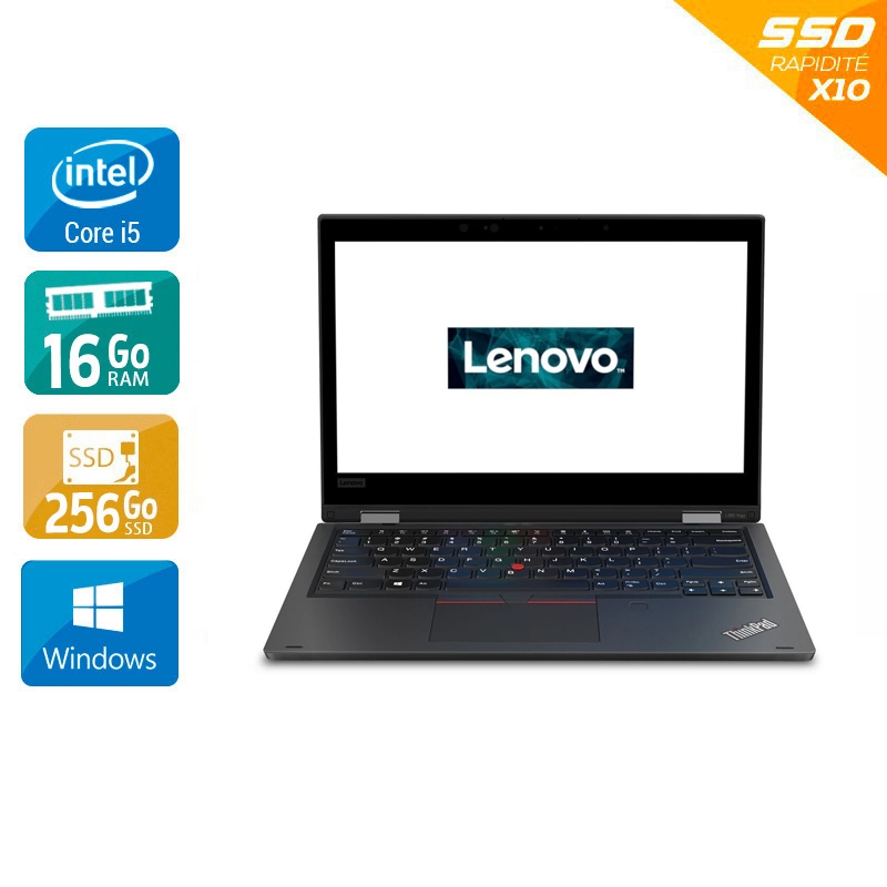 Lenovo ThinkPad L390 13,3'' i5 Gen 8 - 16Go RAM 256Go SSD Windows 11 Pro  Très bon étatOccasion certifiée reconditionnée Bon état -  reconditionné disponible sur Kiatoo